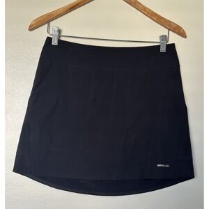 Annika Cutter & Buck CB DryTec UPF 50+ Women's Black Golf Skort Size Small